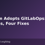 A Team Adopts GitLabOps: Six Months, Four Fixes